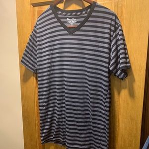 Bare Fox Y2K Striped Grey Tee